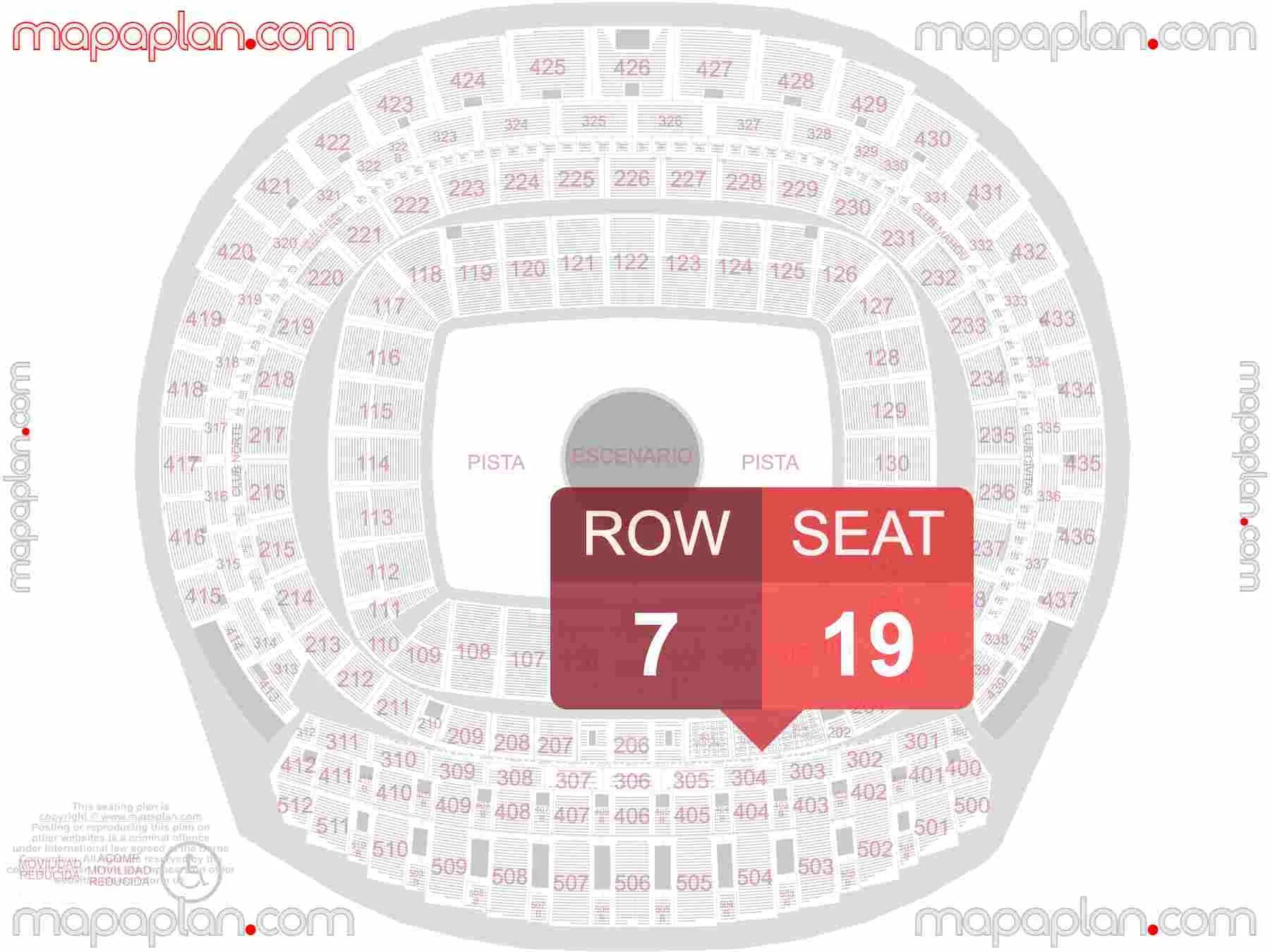 Riyadh Air Metropolitano seating plan
